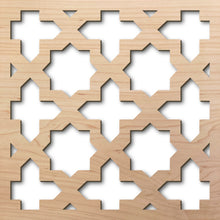 Load image into Gallery viewer, Arabesque 8" Maple Laser Cut Pattern Rendering