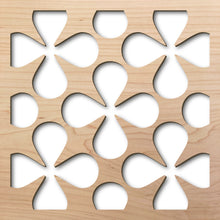 Load image into Gallery viewer, Atomic 8" laser cut maple pattern rendering