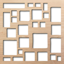 Load image into Gallery viewer, Barcelona 8" laser cut maple pattern rendering
