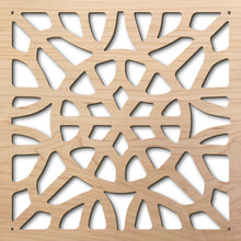 Load image into Gallery viewer, Brooklyn 8" laser cut maple pattern rendering