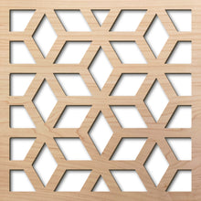 Load image into Gallery viewer, Casablanca 8&quot; laser cut maple pattern rendering
