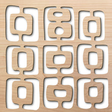 Load image into Gallery viewer, Dallago 8" laser cut maple pattern rendering