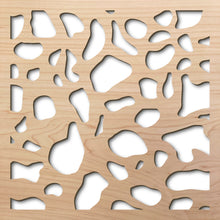 Load image into Gallery viewer, Dappled Light Fade 8" laser cut maple pattern rendering
