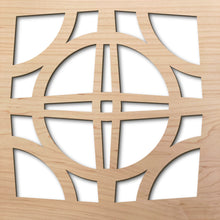 Load image into Gallery viewer, El Paso 8" laser cut maple pattern rendering