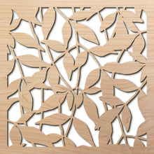 Load image into Gallery viewer, Heavenly Bamboo 8" laser cut maple pattern rendering