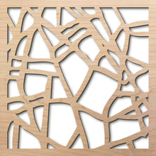 Load image into Gallery viewer, Ice Dreams 8" laser cut maple pattern rendering