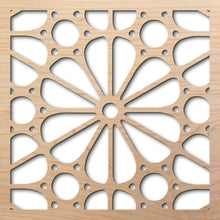 Load image into Gallery viewer, Kyoto 8" laser cut maple pattern rendering