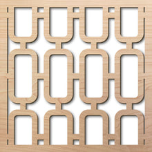 Load image into Gallery viewer, Mezzo Grille 8" laser cut maple pattern rendering