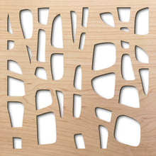 Load image into Gallery viewer, Moss 8" laser cut maple pattern rendering