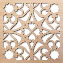 Load image into Gallery viewer, New Orleans 8" laser cut maple pattern rendering