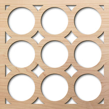 Load image into Gallery viewer, Santa Monica 8" laser cut maple pattern rendering