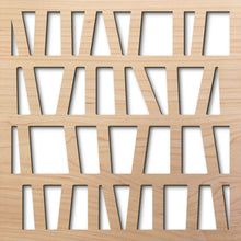 Load image into Gallery viewer, Secret Code 8" laser cut maple pattern rendering
