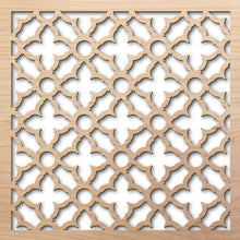 Load image into Gallery viewer, Swift Grille 8" laser cut maple pattern rendering