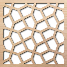 Load image into Gallery viewer, Woven Links 8" laser cut maple pattern rendering