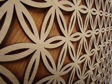Load image into Gallery viewer, Flower of Life Laser Cut Panels