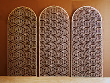 Load image into Gallery viewer, Persian Circles Laser Cut Panels