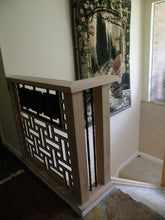 Load image into Gallery viewer, Basketweave Laser Cut Panels - Stairway Application