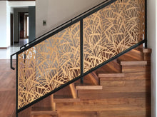 Load image into Gallery viewer, Japanese Bamboo Laser Cut Panels - Stairway Application