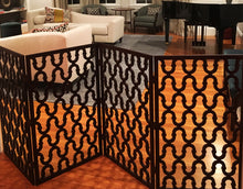 Load image into Gallery viewer, Double Horseshoe Laser Cut Panels - Folding Floor Screen Application