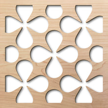 Load image into Gallery viewer, Atomic 8&quot; laser cut maple pattern rendering
