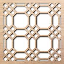 Load image into Gallery viewer, Chicago Grille 8&quot; laser cut maple pattern rendering
