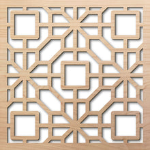 Load image into Gallery viewer, Eastern Blossom 8&quot; laser cut maple pattern rendering
