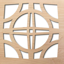 Load image into Gallery viewer, El Paso 8&quot; laser cut maple pattern rendering
