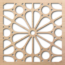 Load image into Gallery viewer, Kyoto 8&quot; laser cut maple pattern rendering

