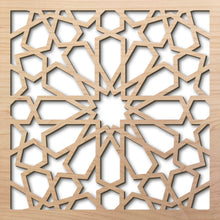 Load image into Gallery viewer, Medina 8&quot; laser cut maple pattern rendering
