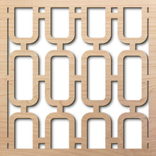 Load image into Gallery viewer, Mezzo Grille 8&quot; laser cut maple pattern rendering
