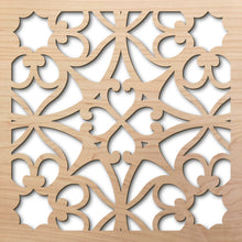 Load image into Gallery viewer, New Orleans 8&quot; laser cut maple pattern rendering
