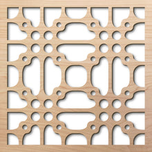 Load image into Gallery viewer, Perry Grille 8&quot; laser cut maple pattern rendering
