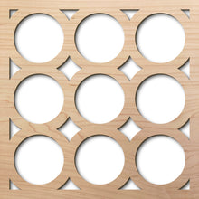 Load image into Gallery viewer, Santa Monica 8&quot; laser cut maple pattern rendering
