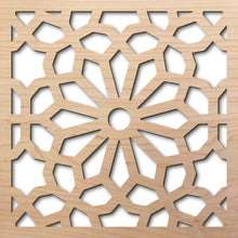 Load image into Gallery viewer, Seville 8&quot; laser cut maple pattern rendering

