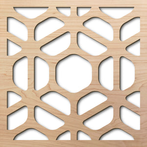 Taiwan 8" laser cut maple pattern rendering