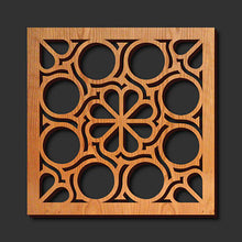 Load image into Gallery viewer, Flower Circles Trivet
