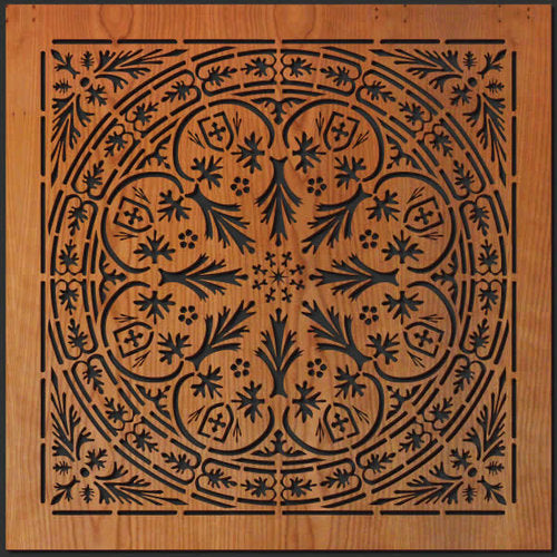 Spanish Tile Wood Wall Art